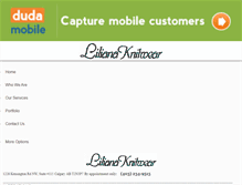 Tablet Screenshot of lilianaknitwear.com